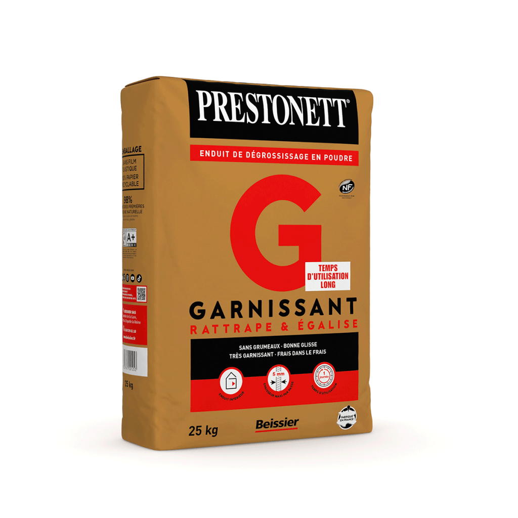 Enduit de rénovation et garnissant en poudre G PRESTONETT blanc 25 kg main image 1